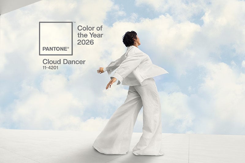 Pantone's Color of the Year 2026 Cloud Dancer